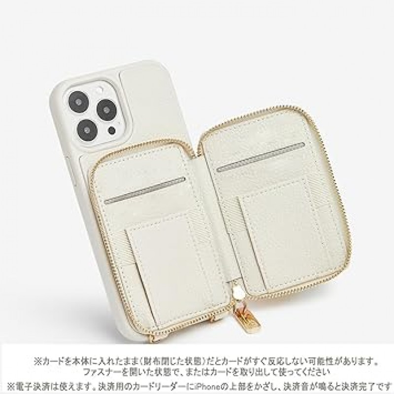 iPhone 14 Pro 케이스 카드 수납 2개 세트(코인 케이스 포함) [이어폰 & 액세서리 & 동전 지갑] iPhone 14 Pro용 라운드 지갑 스트랩이 포함된 노트북형 케이스 Aifon 14pro 케이스 링 스탠드, 지갑, 멀티 카드 슬롯, iPhone14Pro 숄더 케이스, 대각선 케이스, iPhone 14Pro, 6.1인치(화이트)와 호환 가능