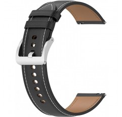HUAWEI WATCH GT 3 Pro 46mm 정품 가죽 시계 GT3 46mm 가죽 교체 밴드 교체 스트랩 액세서리용 SHEAWA 밴드 벨트(검은색)