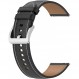 HUAWEI WATCH GT 3 Pro 46mm 정품 가죽 시계 GT3 46mm 가죽 교체 밴드 교체 스트랩 액세서리용 SHEAWA 밴드 벨트(검은색)