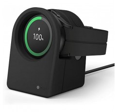 Elago GW3 스탠드 Galaxy Watch5 실리콘 스탠드, 절전 모드, Galaxy Watch, 테이블탑, 알람 시계, 충전 케이블, 보관 액세서리, Galaxy Watch 5, Galaxy Watch 5, Galaxy Watch 5, 블랙과 호환 가능