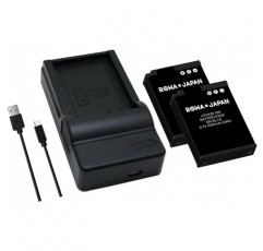 Lowa Japan Coolpix A900 B600 W300 PSE 표준 검사 Nikon EN-EL12 배터리 및 2개의 USB 충전기 세트와 호환 가능, 높은 실제 용량
