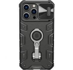 iPhone 14 Plus 케이스, 링 포함, 충격 방지, 남성용, 미군 MIL 표준 인증, TPU 범퍼 스탠드 기능, 충격 흡수, 낙하 방지, 6.7인치 커버, 링 회전 가능, iPhone 14 Plus, 스마트폰 케이스, 슬라이드형, 렌즈 보호, 무선 충전 가능, 검정색