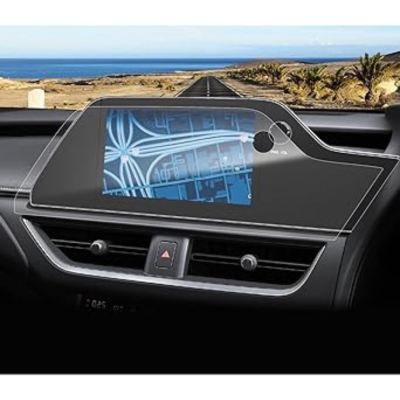 [콜야] 렉서스 UX 2022 뉴 내비게이션 보호 필름 8인치 카 내비게이션 시스템 UX200 UX250h UX300e 카 내비게이션 보호 필름 LCD 보호 필름 내비게이션 시스템 지문 방지 스크래치 방지 얼룩 방지 간편한 설치 접착식 디스플레이 오디오 액세서리 (PET 필름 2개 세트)