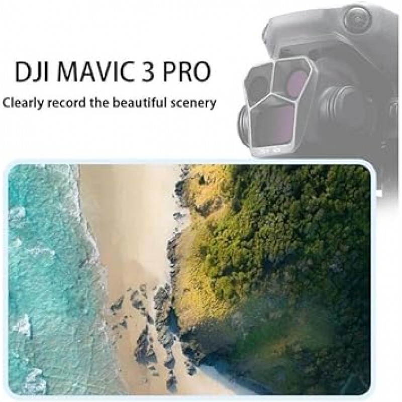 DJI Mavic 3 Pro 필터 렌즈 보호 필터 세트 Mavic 3 Pro 액세서리(ND8PL+ND16PL+ND32PL+ND64PL)