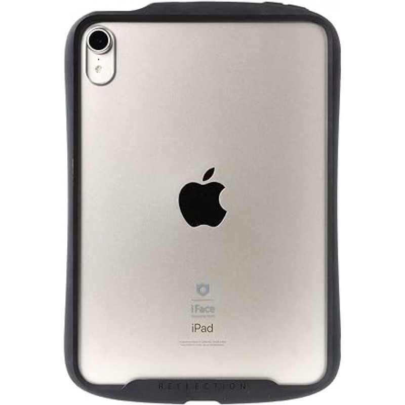 iFace Reflection iPad Mini 8.3인치(6세대) 케이스, 폴리카보네이트 투명 케이스(블랙) [iPad Mini 6 케이스, Mini 6세대 커버, 투명]