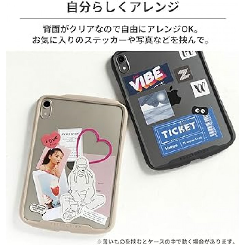 iFace Reflection iPad Mini 8.3인치(6세대) 케이스, 폴리카보네이트 투명 케이스(블랙) [iPad Mini 6 케이스, Mini 6세대 커버, 투명]