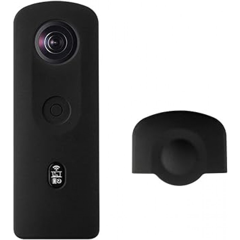 Ricoh Theta SC2 커버 보호 케이스 2020 360 모든 천문 카메라 SC3102 용 마이크 구멍 및 렌즈 캡이있는 최신 버전