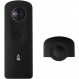Ricoh Theta SC2 커버 보호 케이스 2020 360 모든 천문 카메라 SC3102 용 마이크 구멍 및 렌즈 캡이있는 최신 버전
