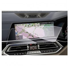 [GAFAT] BMW X5 G05 X7 G07 2019년형 ~ 현행 12.3인치 센터 디스플레이 카 내비게이션 차량용 LCD 보호 필름 제어 디스플레이 특수 유리 필름 9H 경도 강화 유리 투명 스크래치 방지 얼룩 방지 비산 방지 지문 방지