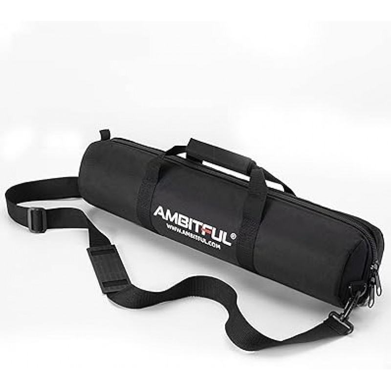 AMBITFUL 65cm 삼각대 운반 케이스 가방 고내구 수납 가방과 숄더 스트랩 첨부 패딩 캐리 가방 라이트 스탠드, 붐 스탠드, 우산, 마이크 스탠드, 삼각 사진 액세서리용