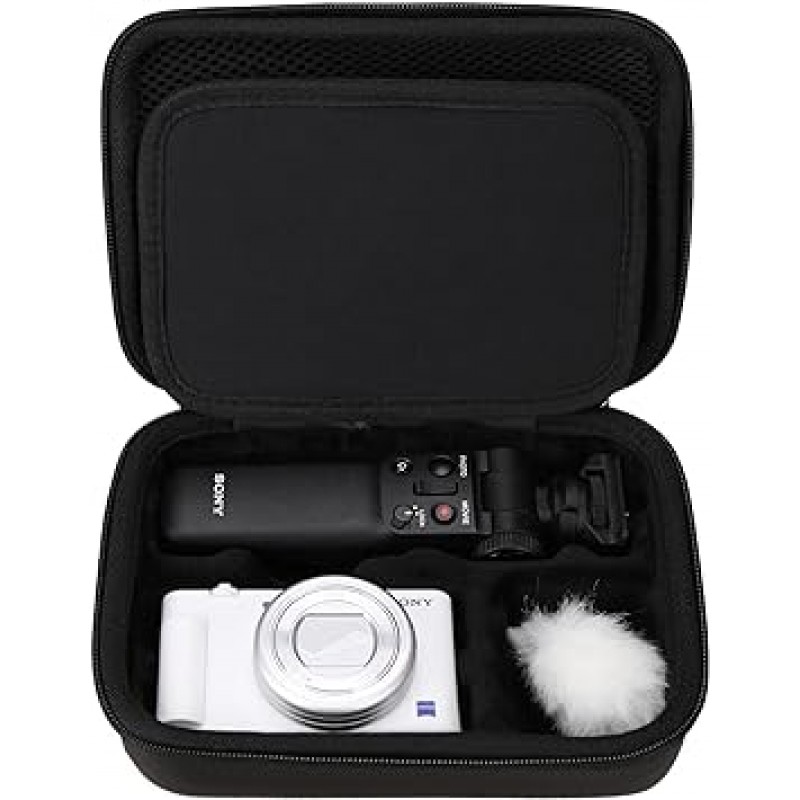 FBLFOBELI EVA 하드 스토리지 케이스 Sony ZV-1 Compact 4K HD 카메라 ACCVC1 Vlogger 액세서리 키트 SF-E64/T1용 내충격 보호 컨테이너 가방