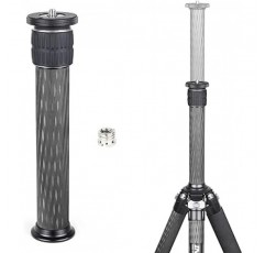 INNOREL ER402C 삼각대 센터 폴, 다용도 연장 폴, 1.6인치(40mm) 파이프 직경 2섹션 텔레스코픽, 삼각대 액세서리, 탄소, 삼각대 모노포드용, 1/4