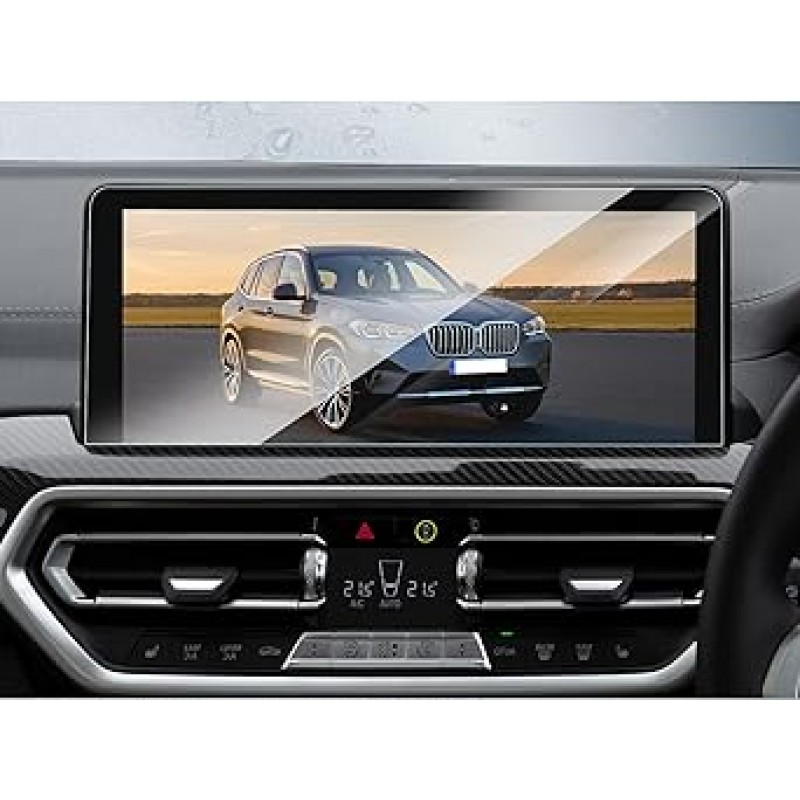 BIBIBO BMW X3 G01 전용 모델, X4 G02 액세서리, X4 G02 강화 유리, 12.3인치 X3 G01 자동차 내비게이션 필름, 내비게이션 필름, 자동차 X3 G01 내비게이션 필름, 버블프루프, LCD 보호 필름, 얼룩 방지, 고감도 터치, 긁힘 방지, 9H 경도, 지문 방지, 적용 용이