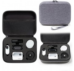 ZLiT Insta360 Go3 카메라 케이스 하드 쉘 내 충격 수납 가방 여행 캐리 케이스 Insta360 Go3 카메라 액세서리 용 (회색)