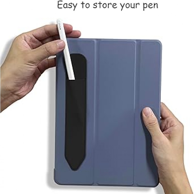 YINVA 펜슬 홀더 2개 팩 Apple Pencil 2세대와 1세대에 대응 신축성이 있는 펜슬 파우치 액세서리 디자인 iPad와 스타일러스용(블랙)