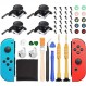 Joy-con 수리 키트, JOY-CON 스틱, Joycon 수리 부품, Nintendo Switch 교체 부품, 스위치 수리 세트, Nintendo Switch와 호환 가능, NS, Joy-con, 4개, 컨트롤, 수리 장비, 일본어 설명서 포함(영어 불가) 보장)