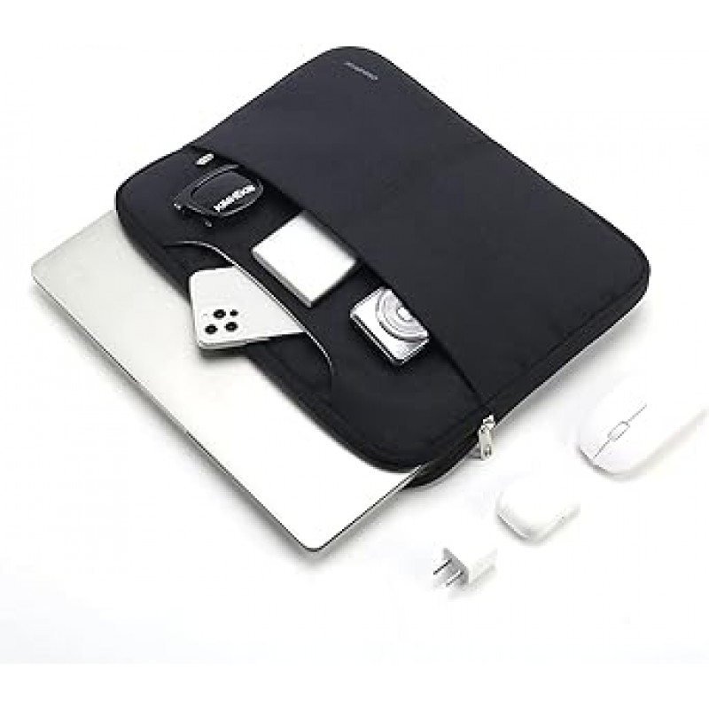 Omnpak PC 가방, 13인치 신형 MacBook Air M1/M2용 360° 보호 슬리브 케이스 13-14인치 신형 MacBook Pro M1/M2, 방수 표면, 충격 방지, 노트북 가방, 울트라북, 노트북 서류 가방, 액세서리 보관
