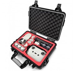 Lekufee DJI Mini 2 SE 케이스, DJI Mini 2, DJI Mavic Mini, DJI Mavic Mini SE 케이스, 방수 보관 케이스, DJI Mini SE 액세서리, 블랙