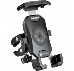 Airiar AR-M14C 자전거 스마트폰 홀더, 방수, 스마트폰 휴대폰 홀더, 오토바이, 자전거, Quick Hold Beetle, 0.5 - 2.0인치(12.7 - 50.8mm)