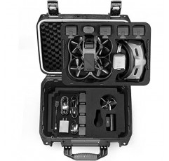 Lekufee DJI Avata Pro-View 콤보(DJI 고글 2) DJI 아바타 드론 액세서리용 방수 하드 케이스(케이스만 해당)(DJI 고글 V2에 맞지 않음)(DJI 아바타 드론은 포함되지 않음), 블랙, 모던