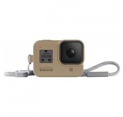 [GoPro 공식] HERO8 Black용 슬리브 + 랜야드 샌드 | AJSST-006