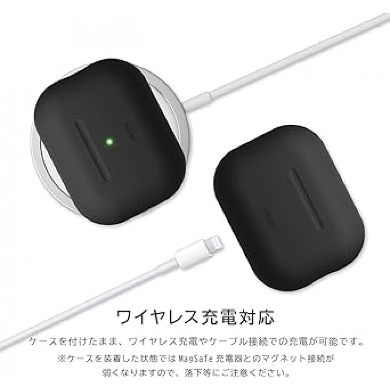 [elago] AirPods Pro2 호환 케이스, 실리콘 커버, 스트랩 구멍, 카라비너 ​​호환, 충격 방지, 실리콘 커버, 충격 흡수, 슬림, 소프트, 케이스 커버, 긁힘 방지, 낙하 방지, 보호 액세서리, Apple AirPods Pro2 MQD83J/A 호환 Airpods Pro 2 Airpods Pro 2 2세대, 라이트 블루