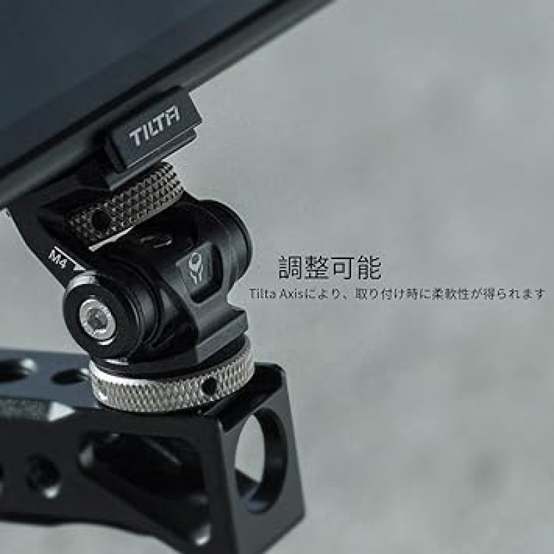 TILTA 조정 가능한 콜드 슈 액세서리 모니터 홀더 장착 브래킷 검정색 TA-AMB-B