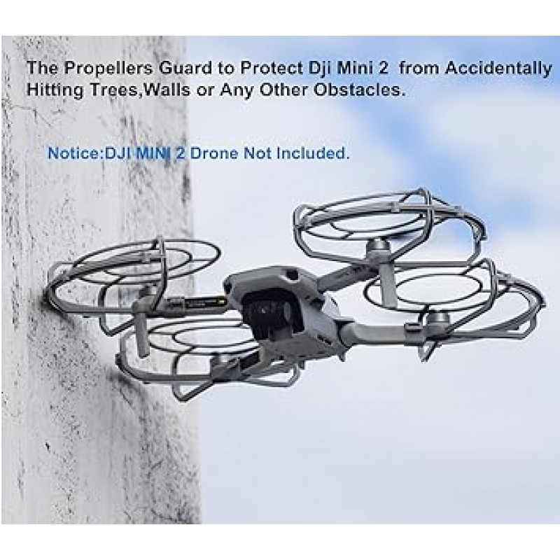ALILUSSO 프로펠러 가드 DJI Mini 2/Mavic Mini/SE와 호환 360 학위 보호 가드 경량 프로펠러 보호기 드론 액세서리