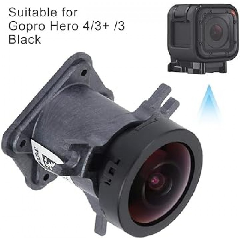 광각 렌즈 170도 교체 카메라 렌즈 M12 스레드 1400W 픽셀 Gopro Hero 4/3 +/3 블랙 액션 카메라 액세서리 용 브래킷 포함