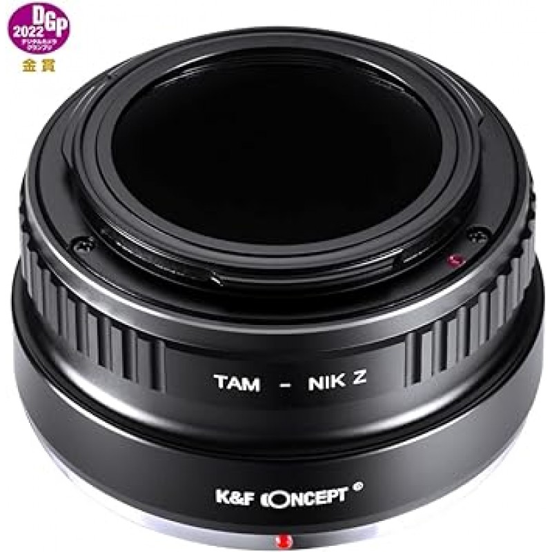 K&F Concept TAM-NIK Z 렌즈 마운트 어댑터, 수동 초점, Tamron 어댑터 마운트 렌즈-Nikon Z 마운트 제조업체에서 설치
