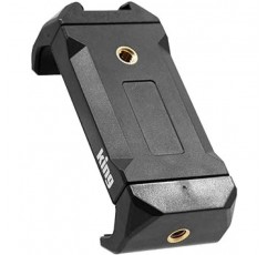 King 822840 KTS-2W 태블릿 및 스마트폰용 삼각대 어댑터, 폭 80 - 186mm(3.1 - 7.3인치), 액세서리 슈 포함, 스마트폰과 호환 가능, Nintendo Swich, iPad Mini, iPad, 블랙
