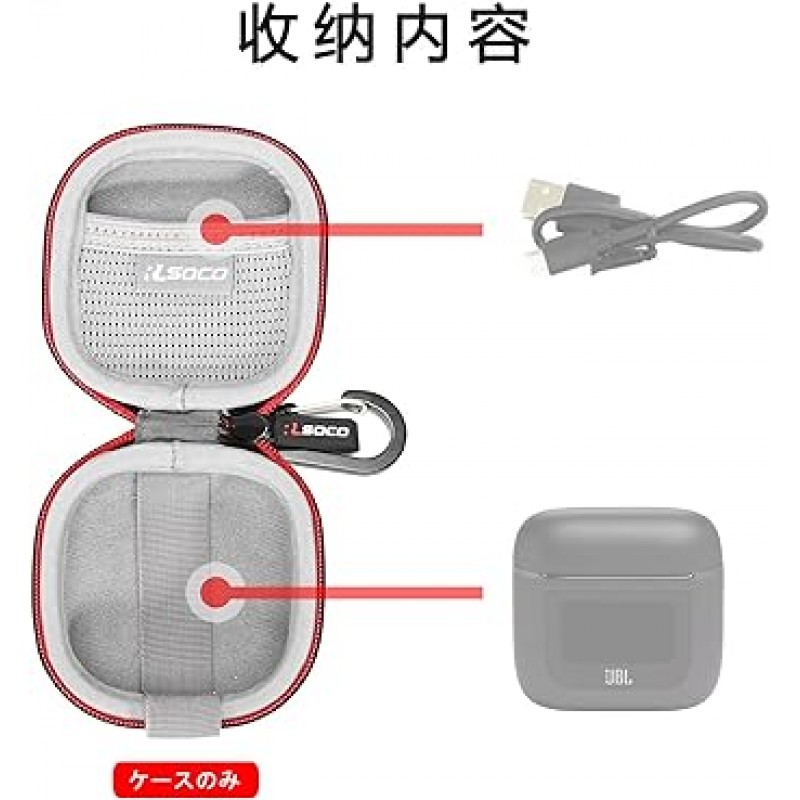 JBL TOUR PRO 2 완전 무선 이어버드용 RLSOCO 케이스(블랙)