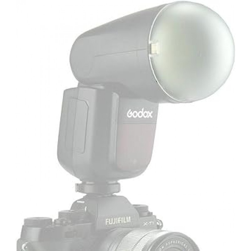 GODOX V1 시리즈 플래시 AD200Pro AD200 H200R 원형 플래시 헤드용 GODOX AK-R11 돔 디퓨저