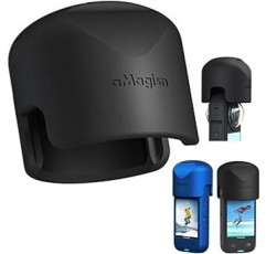 Honbobo 보호 커버 + Insta360 X3용 렌즈 캡 렌즈 보호대 렌즈 커버 실리콘 커버 Insta360 X3용 카메라 보호 액세서리(검은색)