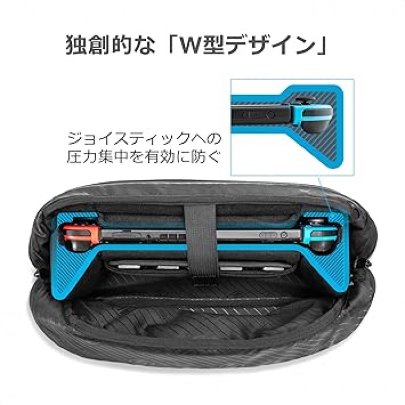 OLED 모델과 호환되는 Nintendo Switch Tomtoc 스위치, 전체 숄더백, 휴대용 케이스, 대용량, 프로 컨트롤러 보관함, 액세서리 파우치
