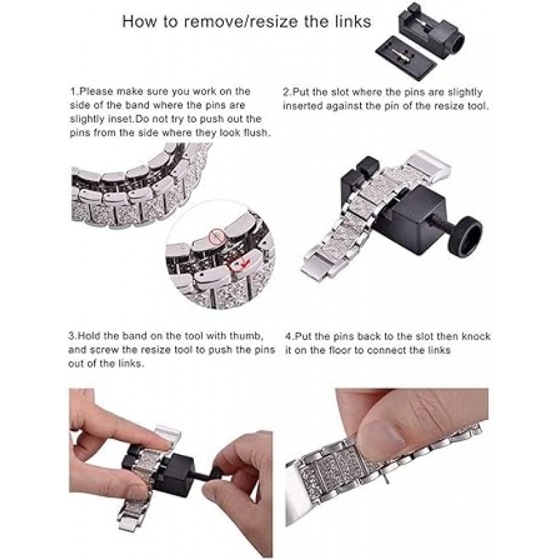 Fitbit Luxe 금속 스테인레스 스틸 시계 밴드 교체 용 FitTurn 밴드 클래식 내구성 솔리드 링크 액세서리 버클 금속 스트랩 손목 밴드 럭셔리 피트니스 웰빙 트래커