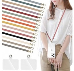 Englaph 스마트폰 스트랩, 크로스바디, 숄더 스트랩, 약. 70 - 140cm(27.6 - 55.1인치), 길이 자유롭게 조절 가능, 스트랩, 낙하 방지, 모바일 스트랩, 스마트폰 케이스, 스마트폰, 어깨 끈, 크로스바디, 스타일리시, 귀여운, 심플, 선물, 스마트폰 스트랩, 낙하 방지, 간편한 제거 , 분실 및 낙하 방지, 경량, 내구성 강화 버전, 쉽게 착용하고 벗을 수 있음, 귀엽고 스타일리시함, 선물, 남여 공용, 모든 경우에 적합(올드 로