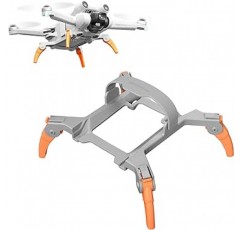 DJI Mini3 Pro 랜딩 기어, 랜딩 기어, 가드, 랜딩 가드, 3cm(1.2인치), 3cm(1.2인치) 증가, 거미 모양, 랜딩 기어 보호, 진동 방지, 충격 방지, 방수, 방진, 경량, 내구성, 충돌 방지링, 접이식, 안전비행, 보호장치(주황색)