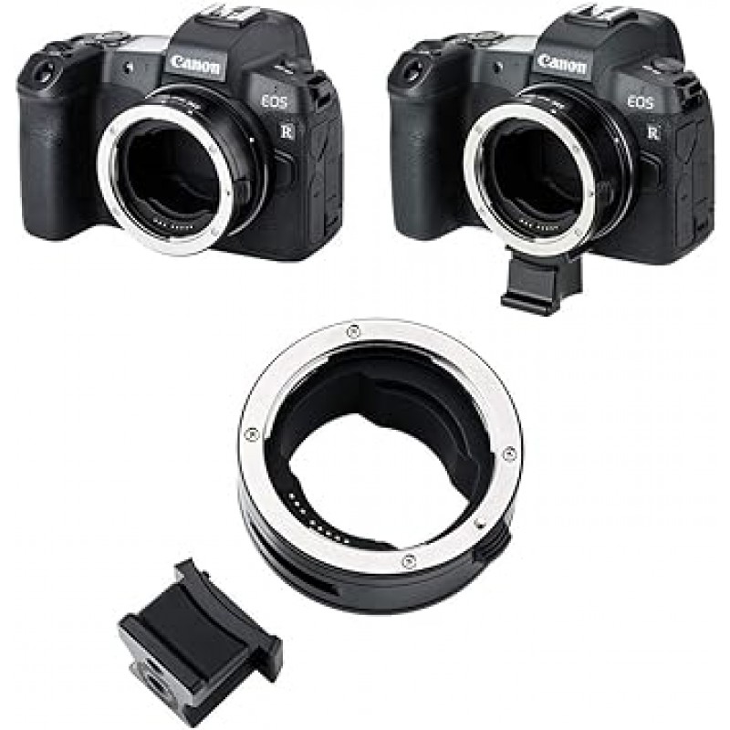 Canon EF/EF-S 용 JJC EF-EOSR 렌즈 마운트 어댑터 Canon EOS R100 R8 R50 R6II R7 R10 R3 R6 R5 R5C R RP Ra 카메라 자동 초점 자동 조리개 (탈착식 1/4 