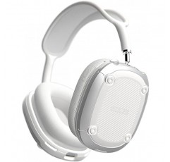 [VRS] AirPods Max 호환 케이스 커버, 충격 방지, TPU x 폴리카보네이트, 하이브리드 이어컵, 하드 보호 커버, 충격 흡수, 보호, 액세서리, 헤드폰 커버, Apple AirPodsMax/Air Pods Max/MGYN3J/A Apple Air Pods Max와 호환 가능, 액티브 하얀색