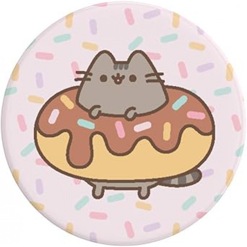 POPSOCKETS PopSockets PopGrip Pusheen 도넛 iPhone Android용 스마트폰 액세서리