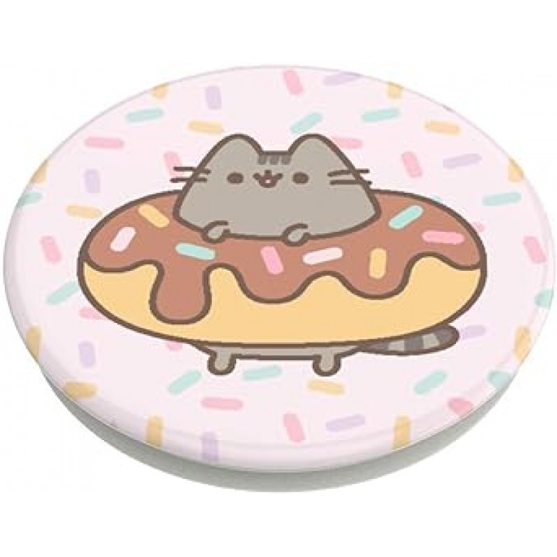 POPSOCKETS PopSockets PopGrip Pusheen 도넛 iPhone Android용 스마트폰 액세서리