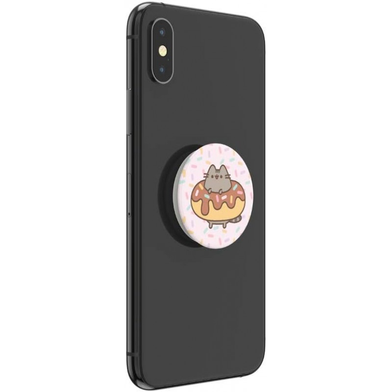POPSOCKETS PopSockets PopGrip Pusheen 도넛 iPhone Android용 스마트폰 액세서리