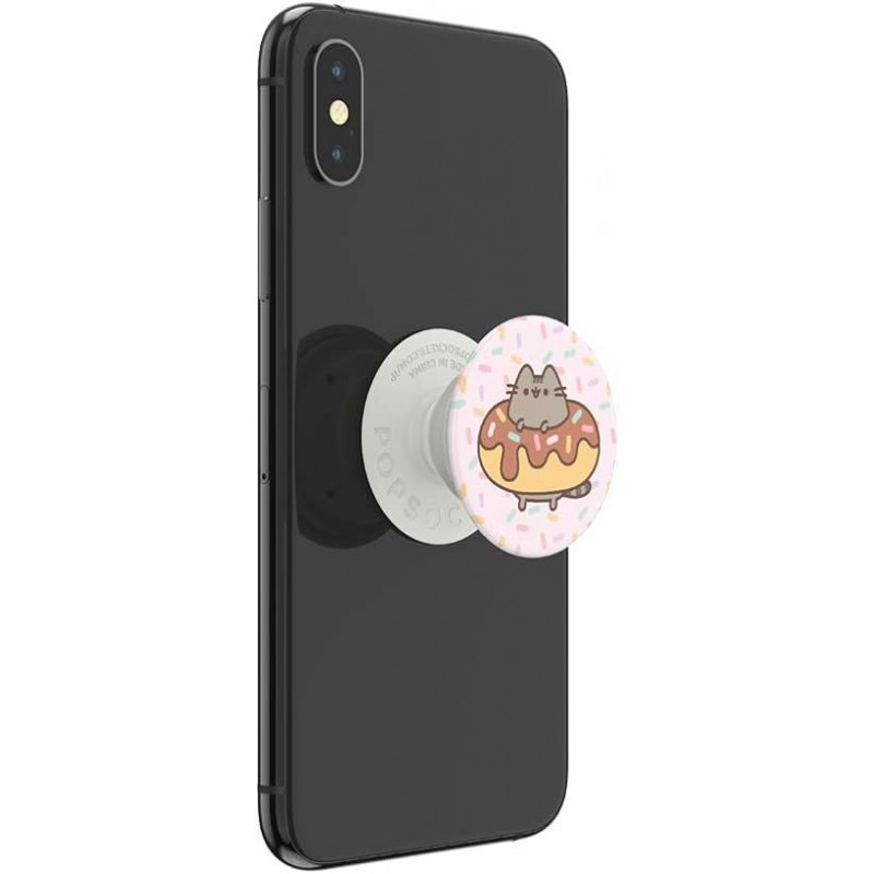 POPSOCKETS PopSockets PopGrip Pusheen 도넛 iPhone Android용 스마트폰 액세서리