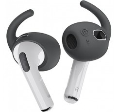 【elago】 AirPods 3 대응 이어 훅 캐널 형 이어폰 낙하 방지 액세서리 이어 피스 운반용 실리콘 케이스 첨부 2 사이즈 × 2 세트