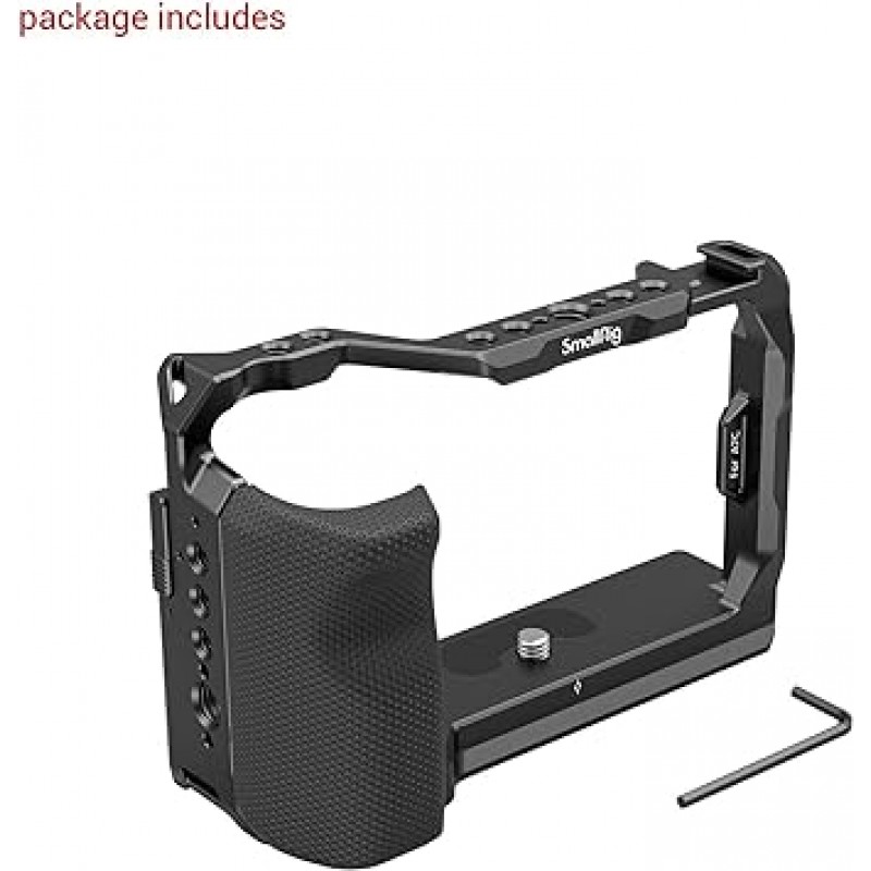 실리콘 측면 핸들이 있는 SmallRig A7C 케이지 - 3212