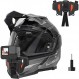 TELESIN GoPro 오토바이 헬멧 마운트 업그레이드 버전 Go Pro 헬멧 마운트 하부 턱 스트랩 마운트 액션 카메라 액세서리