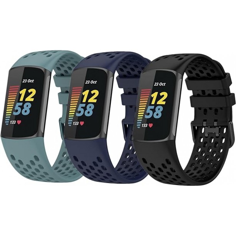 Fitbit Charge 5 밴드 밴드 호환 밴드 소프트 실리콘 내구성 스포츠 밴드 액세서리