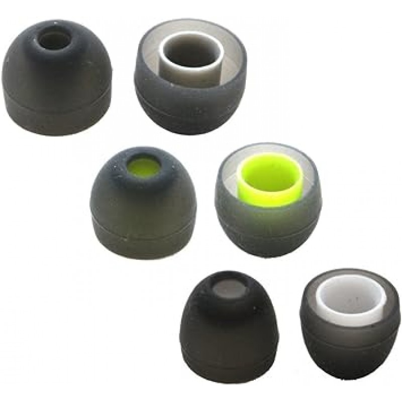 Jaybird Bluebuds X, x2 및 x3 Bluetooth 스포츠 헤드폰용 Zotech 액세서리 팩(메모리 폼 3쌍, 실리콘 이어핀 3쌍 및 실리콘 고무 교체 이어폰 3쌍, 이어 팁)