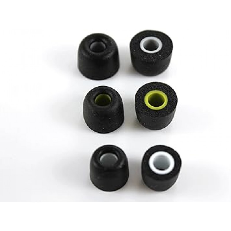 Jaybird Bluebuds X, x2 및 x3 Bluetooth 스포츠 헤드폰용 Zotech 액세서리 팩(메모리 폼 3쌍, 실리콘 이어핀 3쌍 및 실리콘 고무 교체 이어폰 3쌍, 이어 팁)